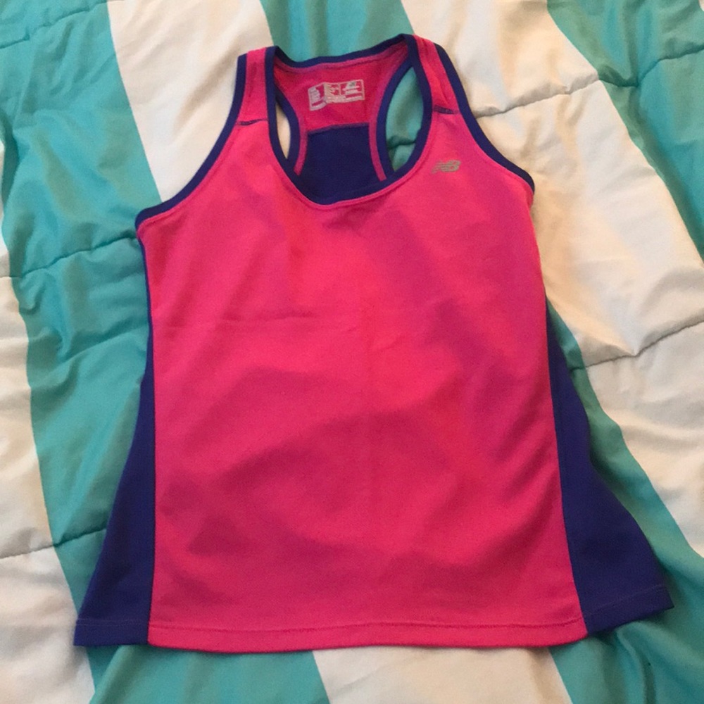 Pink tank purple on back